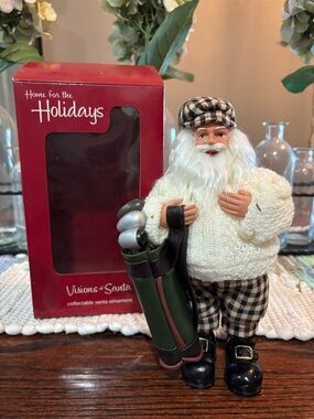 New Home for the Holidays Visions of Santa Golf Attire NIP Christmas